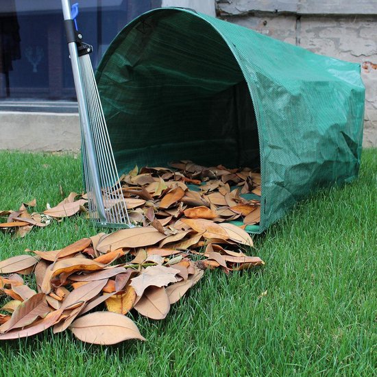 Daity 2-Pack 53 Gallon Stofblik Stijl Tuinafvalzakken, Herbruikbare Stevige Opvouwbare Tuinbladzakken, Bladverzamelaar voor het verzamelen van bladeren, grasmaaisel en grasmaaisel van Daity — afbeelding 5