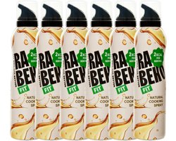 Rabeko | Zero Cooking Spray | Naturel | 6 Stuks | 6 x 200ml