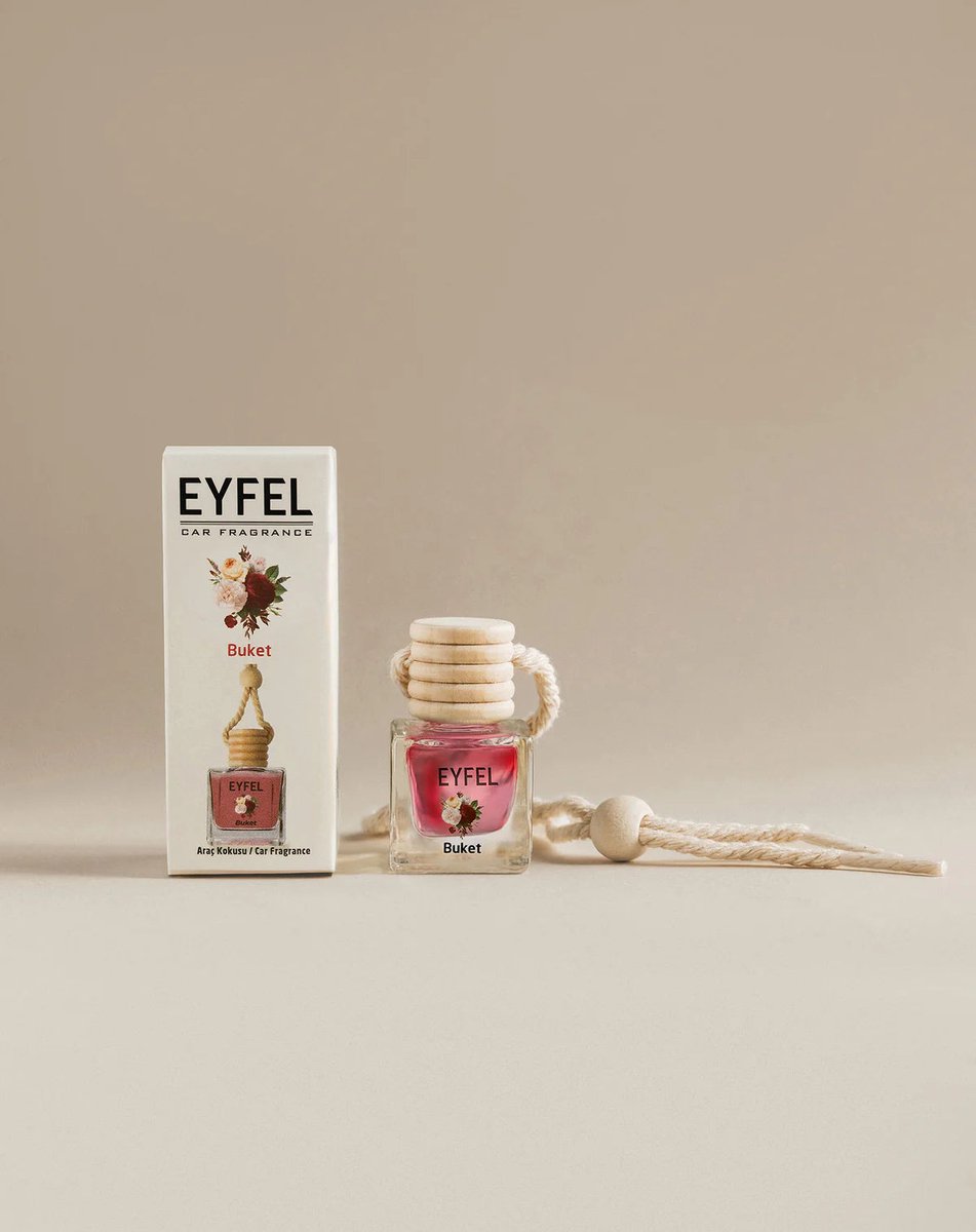 EYFEL - CAR FRAGRANCE- CAR - BOUQUET - 10ML - 3 STUKS