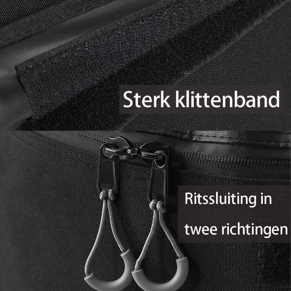Dakkoffer set met cijferslot & tas & deurhaken- Inclusief antislipmat - 700liter (Maat L) -waterdichte-auto-daktas-flexibele-dakkoffer-zwart-oxford-1000D-pvc-binnenvoering-met-dakdrager-dakkoffer-opvouwbaar-147*110*43cm – foto 4