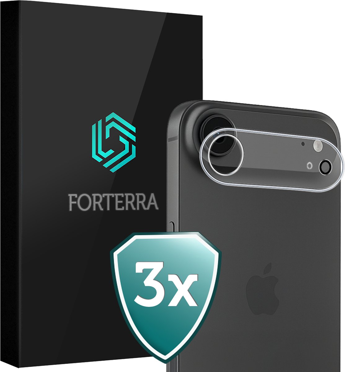 Oelrstfe Camerafolie voor iPhone 14 Pro/14 Pro Max, lensbescherming aan de achterkant van gehard glas, HD-transparant, hardheidsgraad 9H, krasbestendig, ultra-duurzaam, glittercamera, zwart