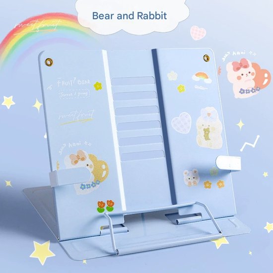 Foto: Mmgoqqt fouillable boekenrek correcte zitting 6 houders hoogte voor kinderen studenten 21 19cm zonder assemblage