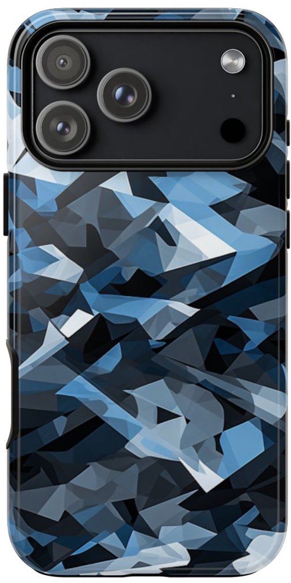 Stedelijk Geometrisch Camouflagepatroon – Telefoonhoesje Geschikt voor iPhone 17 Pro Max