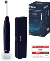 Beurer TB 50 Elektrische tandenborstel - 3 Individuele programma's: Clean, Sensitive & White - Batterijduur tot 45 dagen - Incl. opbergbox, lader, adapter & borstelkop - Timer - Goed getest - 3 Jaar garantie