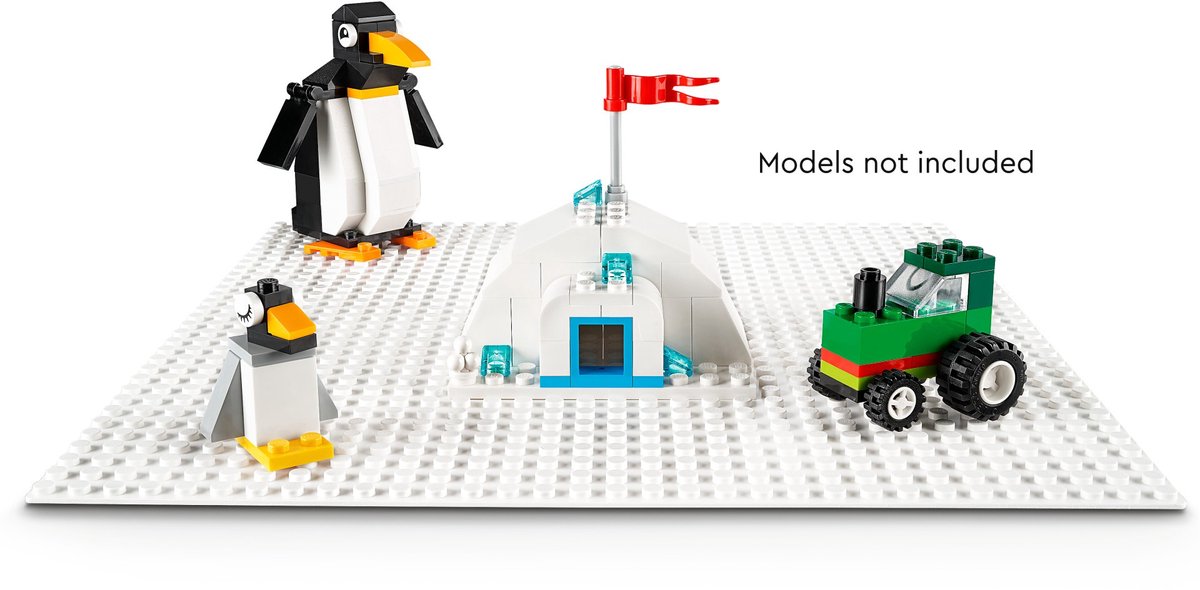 LEGO Classic Witte bouwplaat 32x32 Bouwbord 11026 — afbeelding 14