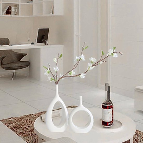LEONARDO HOME BUONI Amici Vaas Pino • 1 stuk Mix & Match • Handgemaakt • Stijlvol kunstobject • Tafeldecoratie • Italiaanse flair • Hoogte 24 cm • 026702