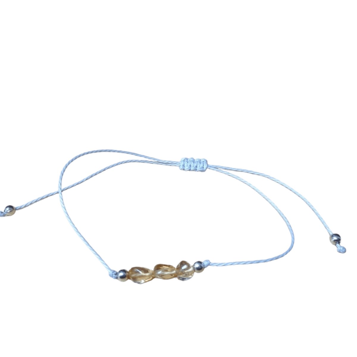 Aramat Jewels | Armbanden | Verstelbare Geboortesteen Armband | November - Citrien | |2mm | Metaal | Kinderen, Volwassenen | Verkleurd niet
