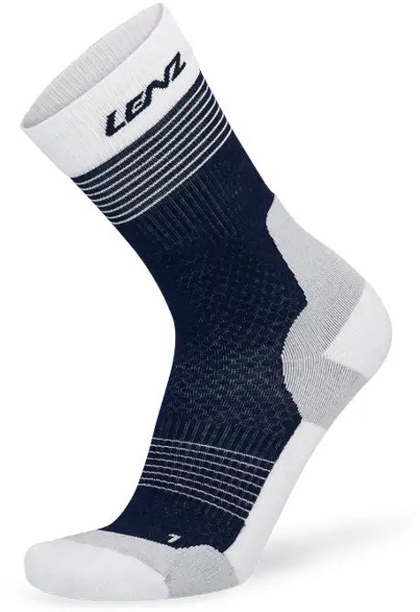 Lenz Think About Merino Nordic 2 Lange Sokken Man Vrouw Blauw