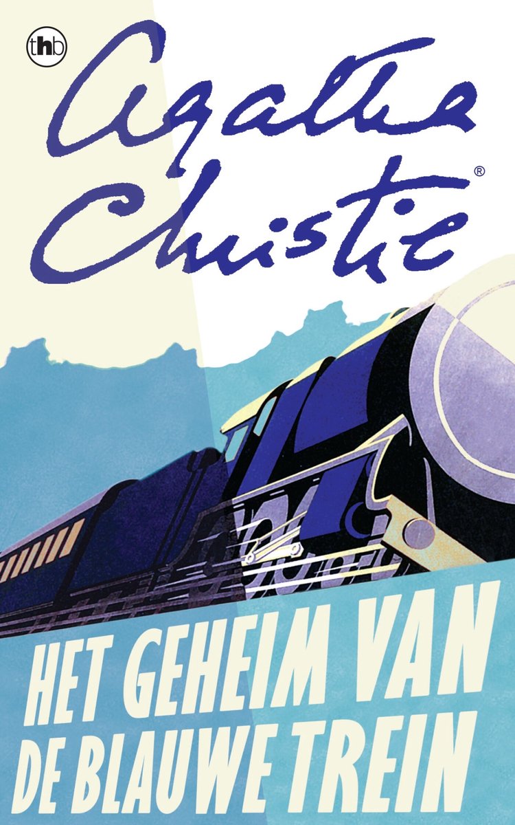 Omslag van Poirot 14 - Het geheim van de blauwe trein