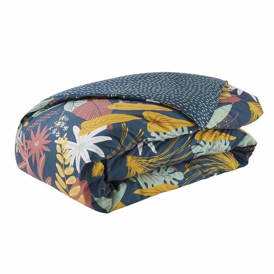 Foto: Lyocell dekbedovertrek jade 200 x 200 cm meerkleurig kunstzijde