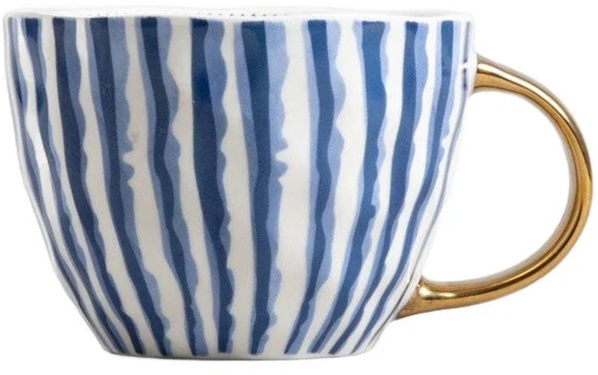 Mug Homla ARWAL Blue Stripes, 450 ml