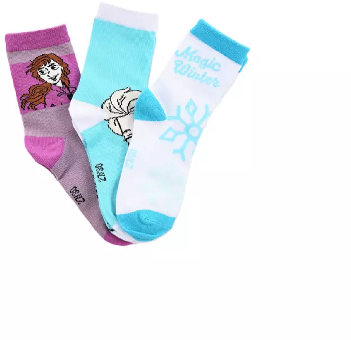 Disney Frozen Sokken – 3 Paar – Kinder Sokken – Maat 31/34