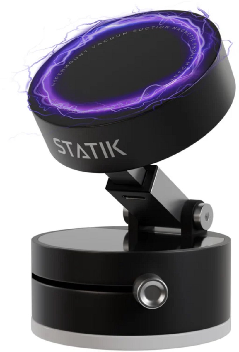 Statik HyperMount 5 Vacuum Magnetische telefoonhouder - Aanpasbaar - 360 Graden rotatie