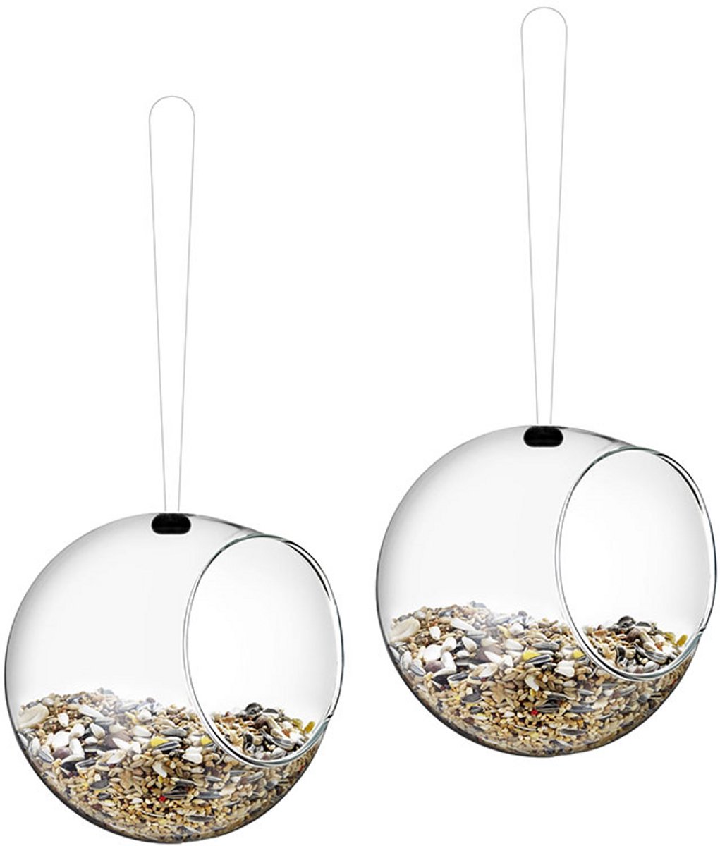 Eva Solo - Vogel Voederbol Mini Set van 2 Stuks - Borosilicaatglas - Transparant -