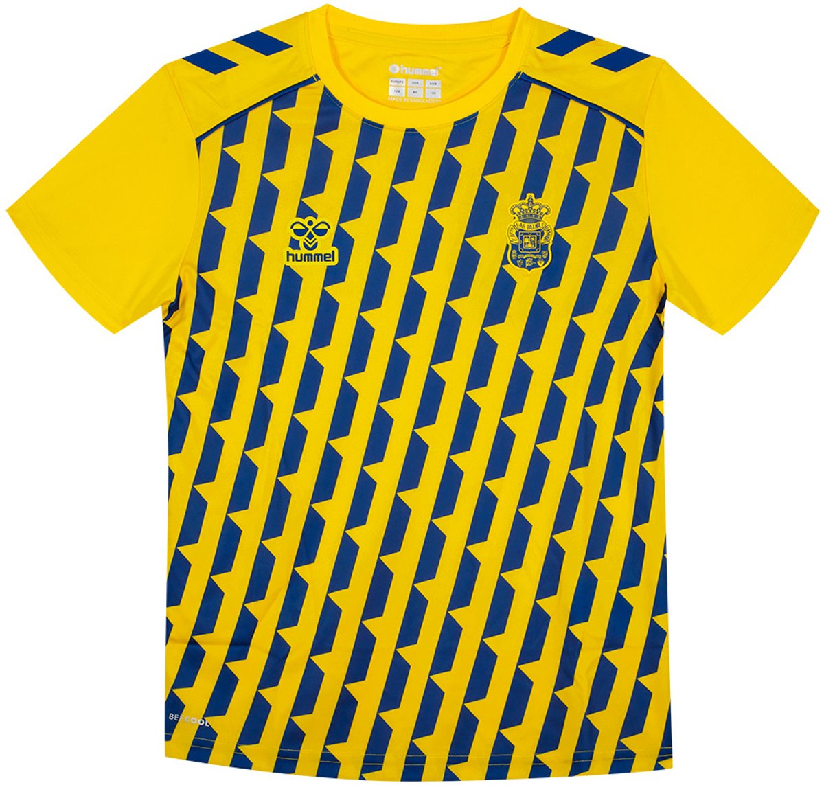 Hummel Ud Las Palmas 25/26 Voor De Wedstrijd Korte Mouw T-shirt Junior Geel 140 cm Jongens,Meisjes