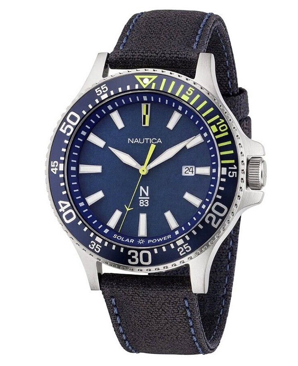 Nautica N83 Cocoa Beach Solar Power NAPCBF202 mannen horloge