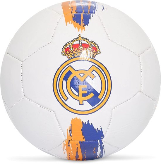 Ballon de football avec grand logo du Real Madrid