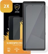 Lot de 2 Protecteurs d'écran Sony Xperia 10 VII - Économiseurs d'écran MobyDefend compatibles avec les coques - Glas trempé - Plaques de verre. Convient pour : Sony Xperia 10 VII
