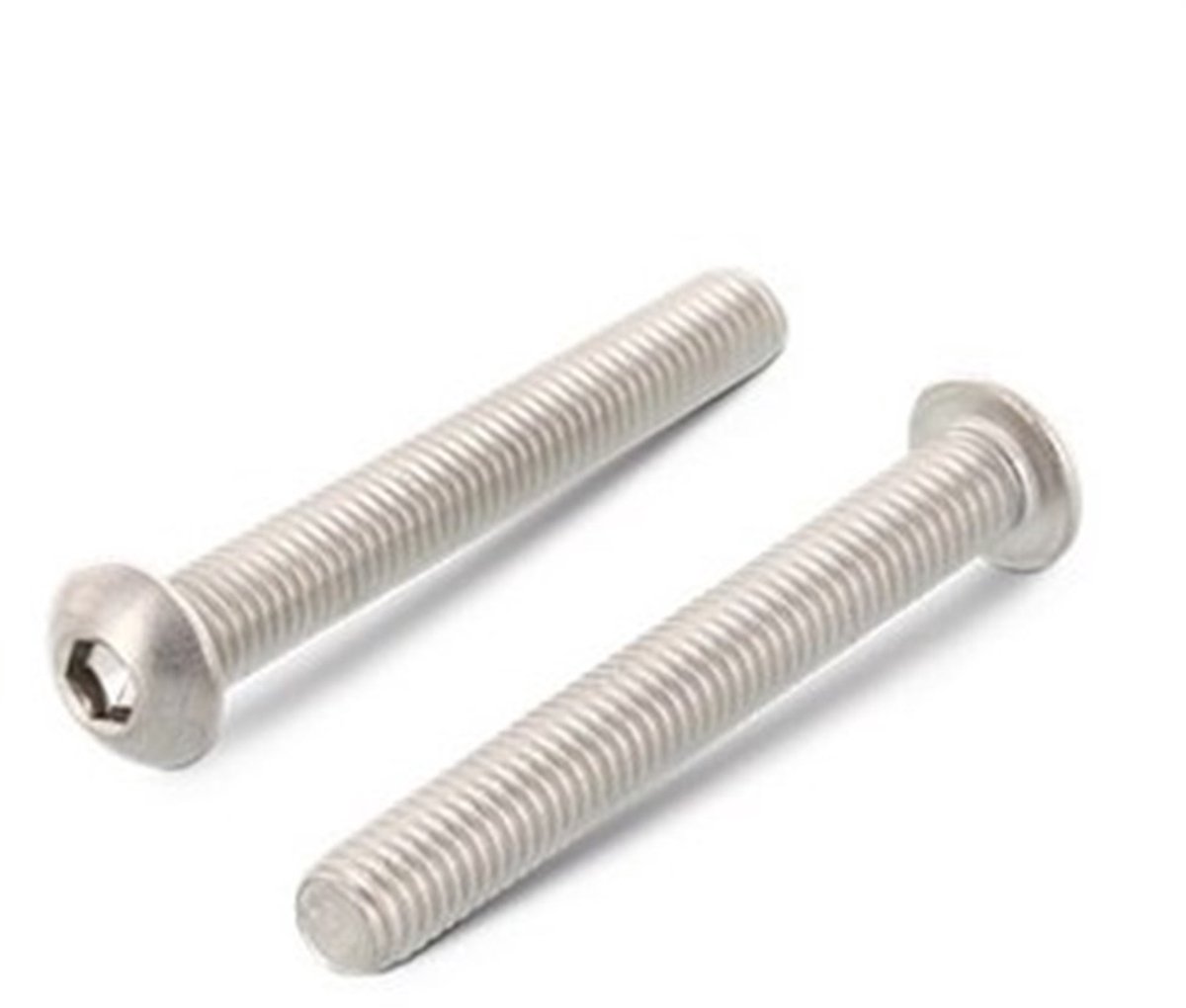 Laagbolkopbout M8 x 16 ISO 7380-1 RVS A2 (200 stuks)