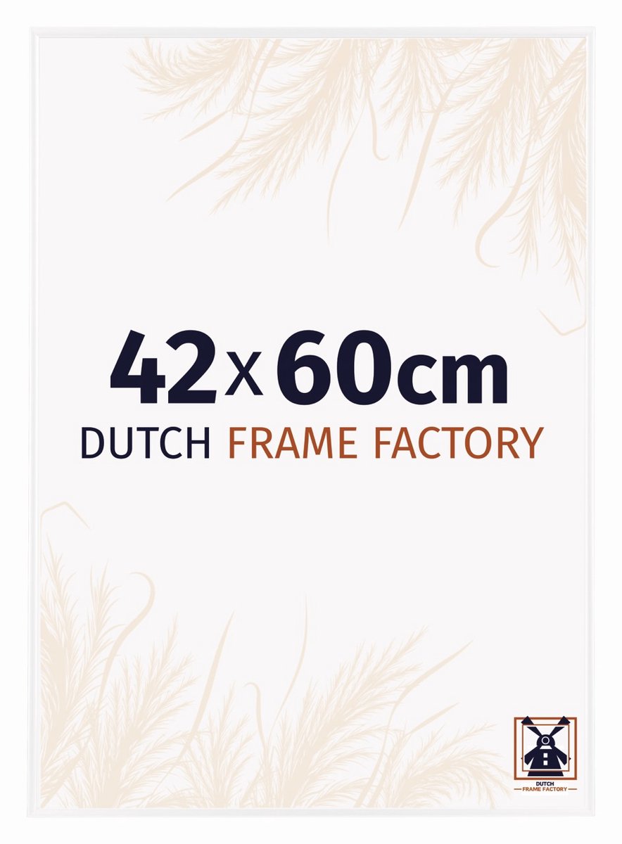Dutch Frame Factory Fotolijst 42x60 cm - Kunststof - Wit Hoogglans - Easy