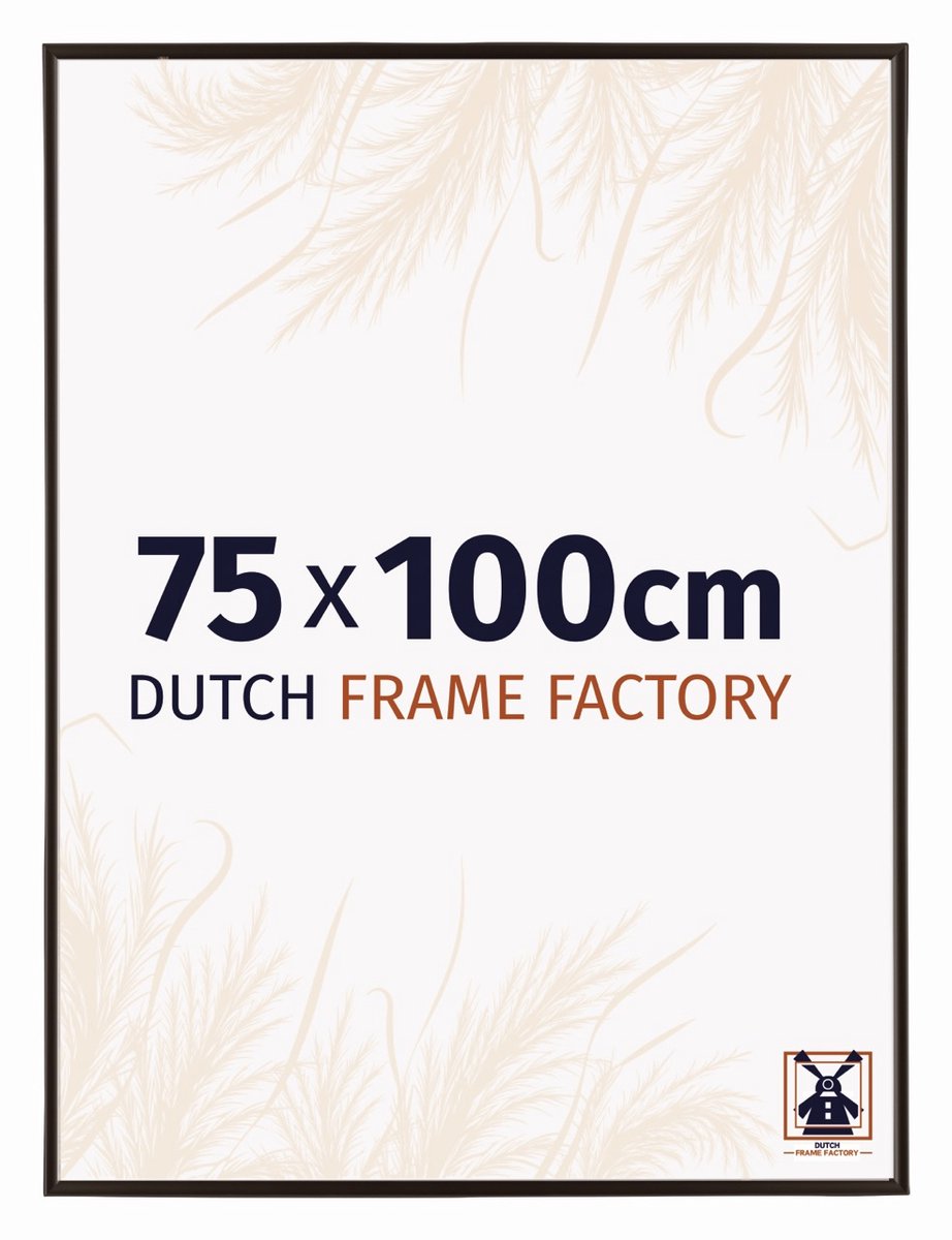 Dutch Frame Factory Fotolijst 75x100 cm - Kunststof - Antraciet - Easy