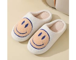 Baby-Slofje smiley sloffen voor kinderen - wit/oranje