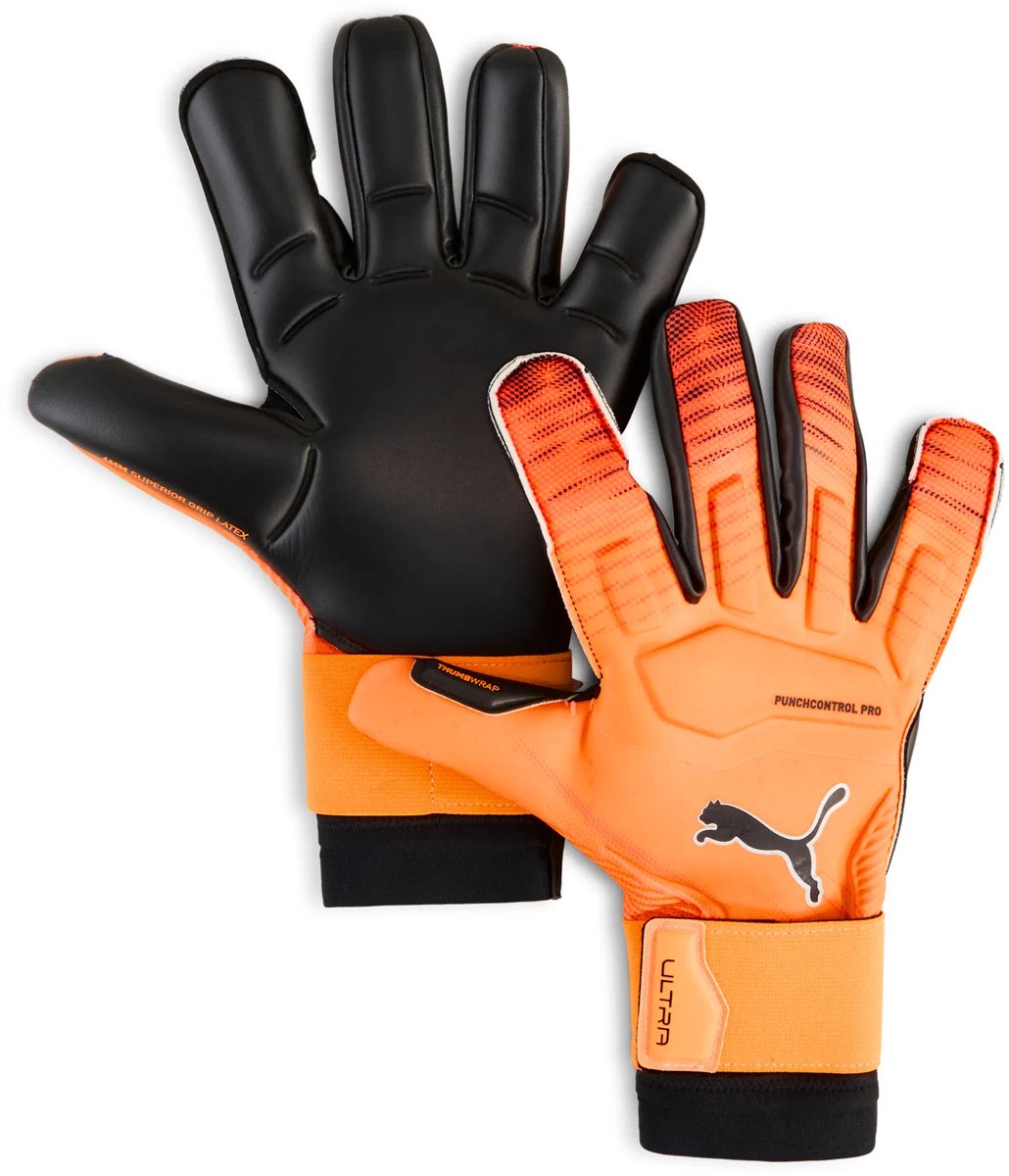 Puma Ultra Ultimate Hybrid Fluo Orange Fire Red Keepershandschoenen - Maat 9.5