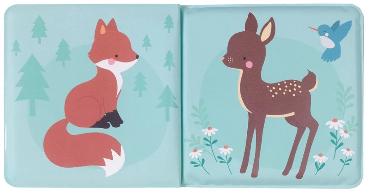 A Little Lovely Company - Badboek voor kinderen, bosvrienden - Veelkleurig — cadeau in Spellen & Speelgoed - foto 7