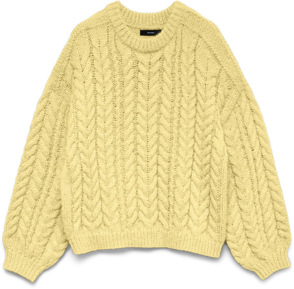 VERO MODA - VMDREAM LS O-NECK CABLE PULLOVER EXC - Dames - Gebreide truien