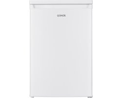 Qonos Q978060 Tafelkoelkast – 126L – Energieklasse D – Stil (39dB) – 55cm Breed – Omkeerbare Deur – Wit
