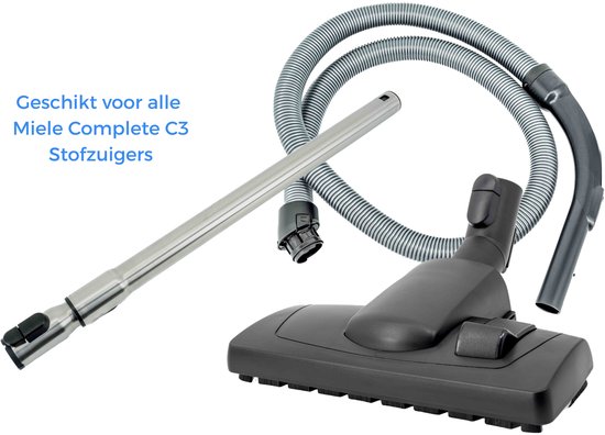 Kleanburg® Miele Complete C3 Stofzuiger Onderdelen Set – Slang, Telescoopbuis & Combizuigmond