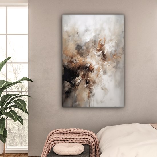 Tableau sur toile 80x120 cm - Tableaux abstraits sur toile - Accessoires de décoration de chambre - Tableaux modernes salon - Décoration murale chambre - Décoration murale cuisine - Tissu mural design d'intérieur - Décoration maison