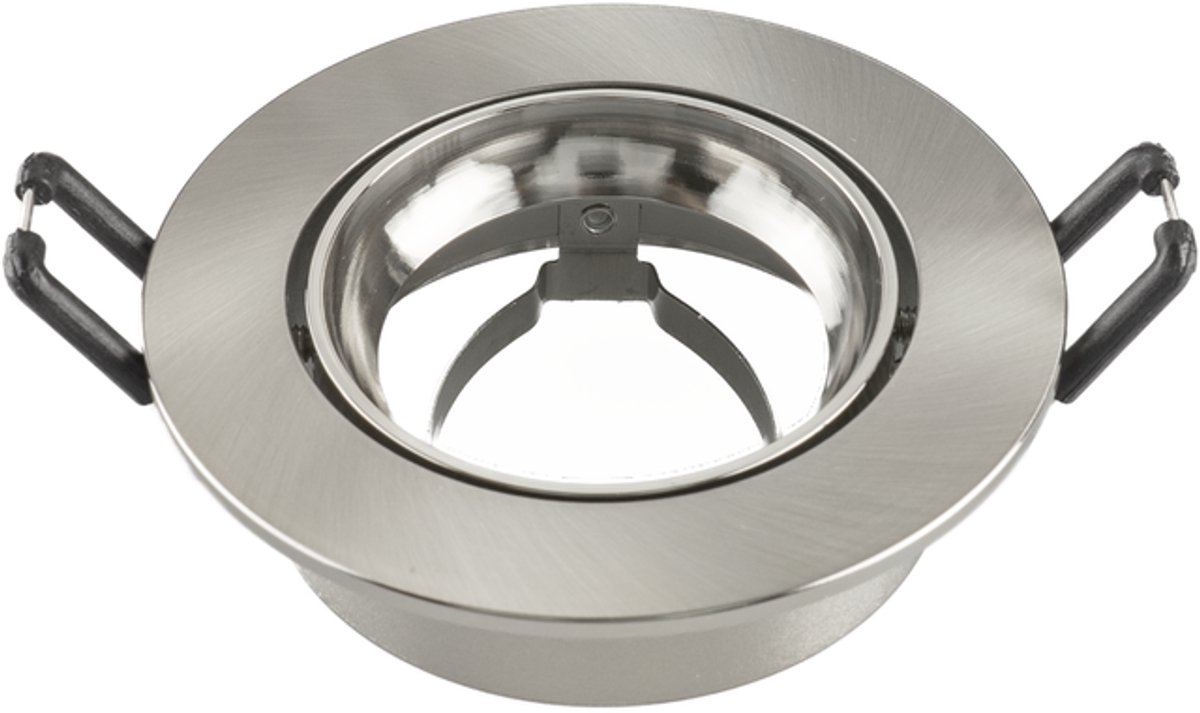 Ledvion - LED Inbouwspot Rio - GU10 - RVS - Ø85 mm
