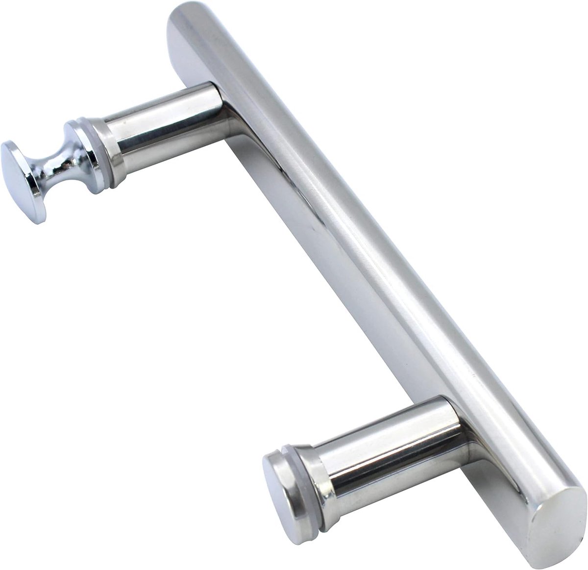SGerste Douche Deurknop Ronde Back-to-Back Deurklink Aluminiumlegering Spiegelknop voor Douche Glazen Deur Badkamer Schuifdeur