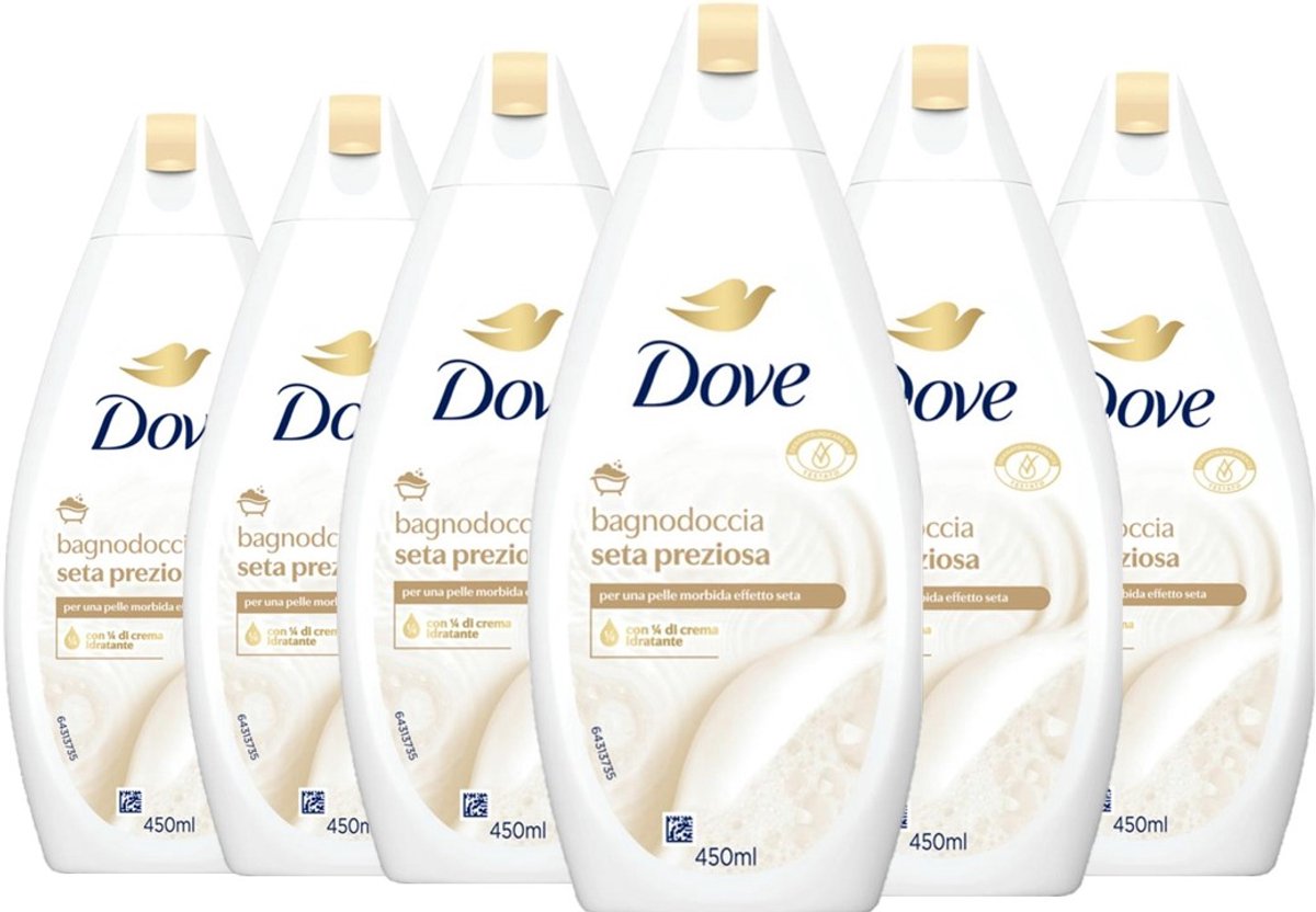 Dove Douchegel – Nourishing Silk - 6x450 ml - Voordeelverpakking
