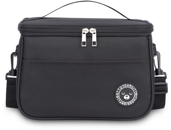 Geïsoleerde lunchtas Warm & koel lunch meenemen Lunch tas Duurzaam & compact 9 liter inhoud van Merkloos — afbeelding 4