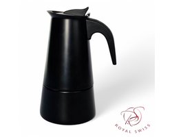 Royal Swiss® Percolator 4 Kops – RVS Espressopot – Italiaanse Koffiezetter