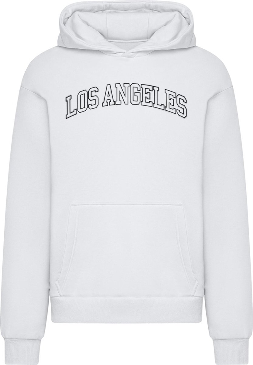 Mister Tee Los Angeles Fluffy Hoody -XL Wit