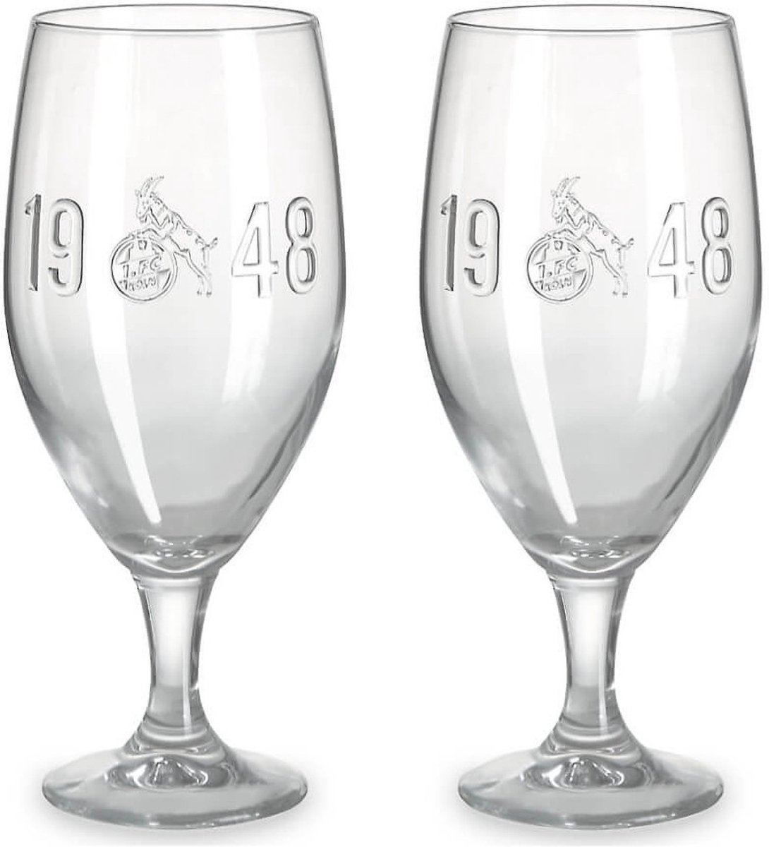 1. FC Köln Biertulpe Relief 2er Set 4020288 Transparent