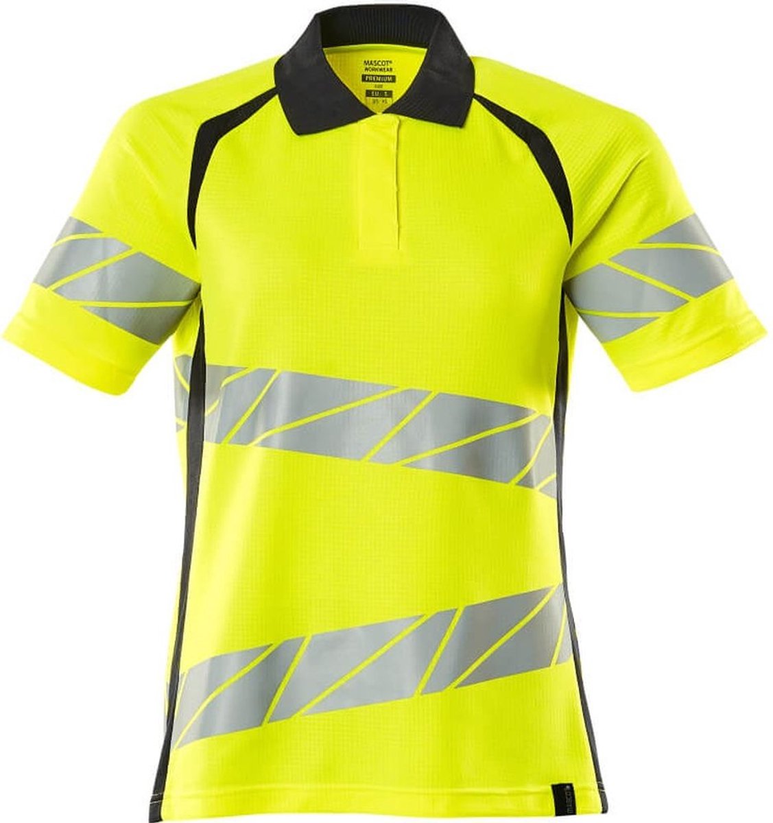 Mascot Accelerate Safe Poloshirt 19093-771 - hi-vis geel/donkermarine - 5XL