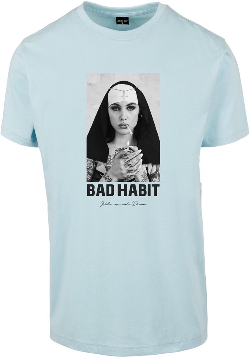 Mister Tee Bad Habit Heren T-shirt XXL Blauw