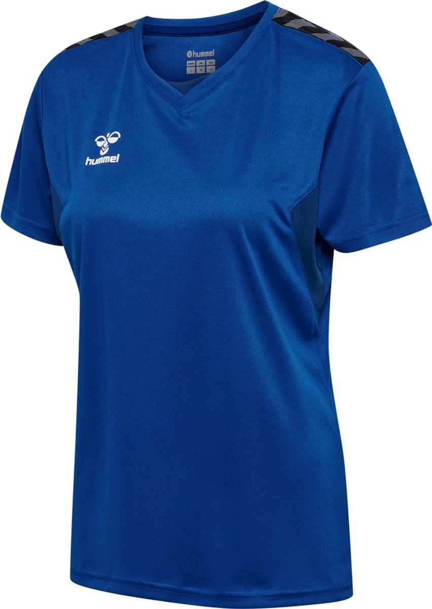 Hummel Damen T-Shirt Hmlauthentic Pl Jersey S/S Woman True Blue-L