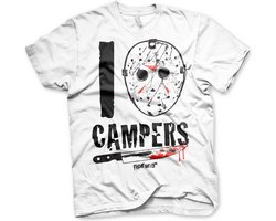 Friday the 13th I Jason Camp ers T-shirt White