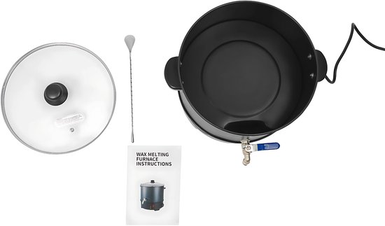 Complete Kaarsen Maken Kit Met Wax Melter, Kaarsen Maken Benodigdheden, DIY Arts & Crafts Kits Gift Voor Volwassenen, Beginners, Inclusief Bijen Wax, 500w Elektrische Kachel, Wicks, Rijke Geuren, Wick