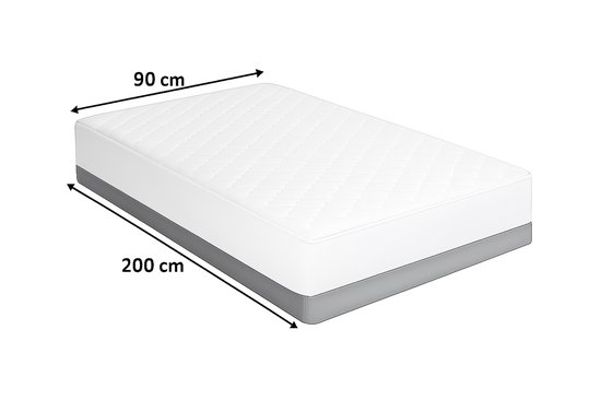 waterdichte incontinentie matrastopper , hoeslaken model met ventilerende laag 90 x 200