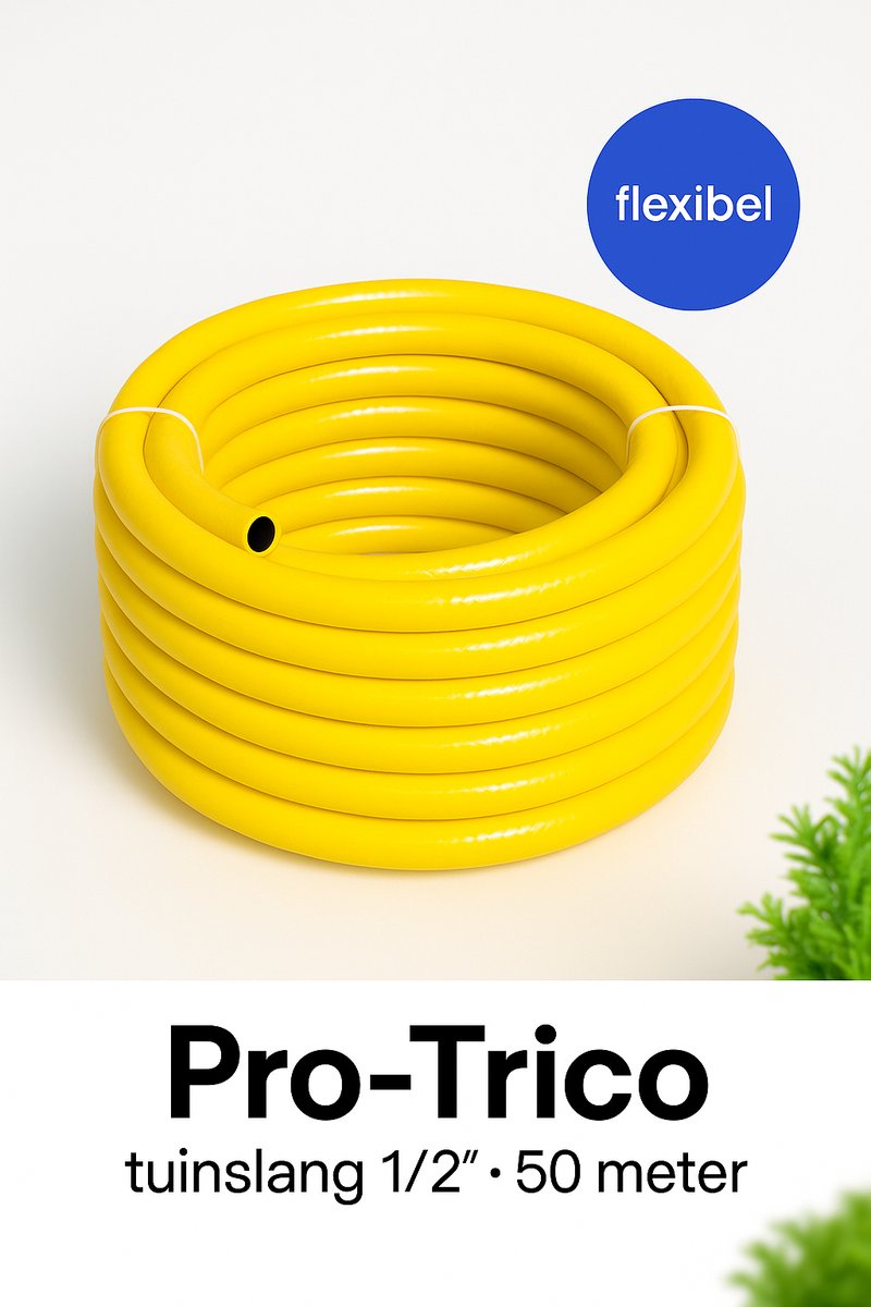 Pro-Trico waterslang 1/2" slang 50 meter op rol 10 bar