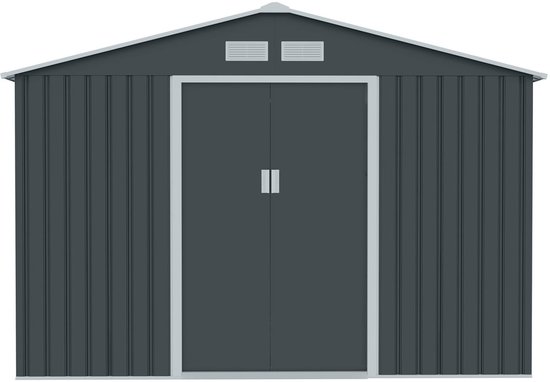 HATTORO S300 gereedschapsschuur - tuinhuis schuur 15 m³ grijs