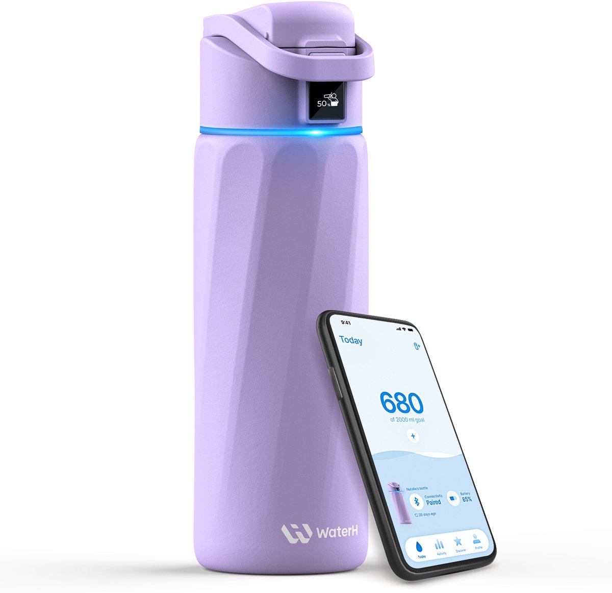 BOOST - Slimme Waterfles met Herinnering om Water te Drinken ...