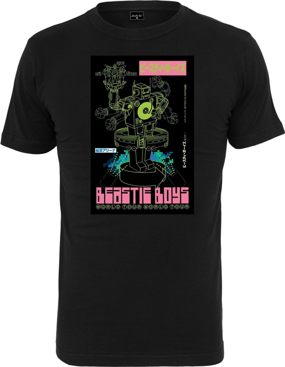 Mister Tee Robot Heren Tshirt XL Zwart