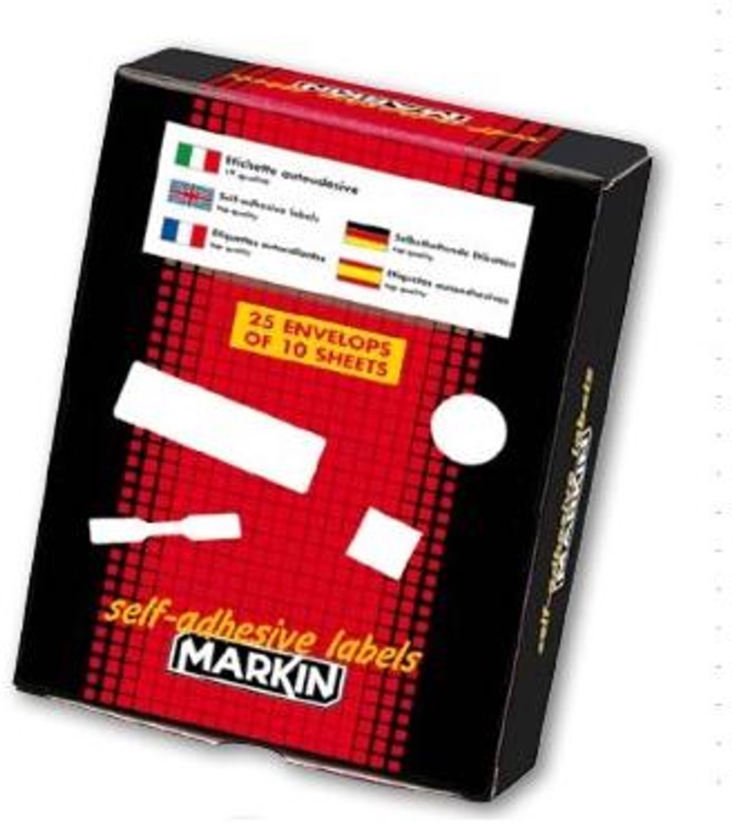 Markin X10005BL etiket Geel 630 stuk(s)